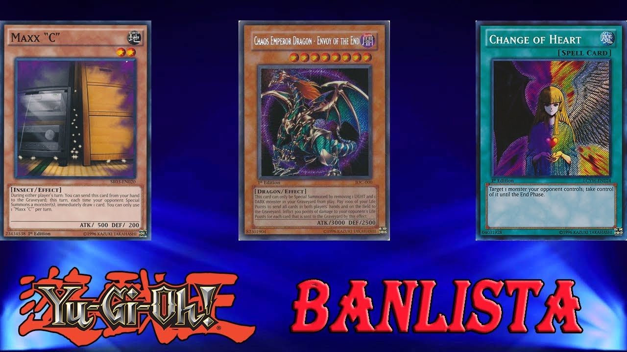 Yugioh - Banovane Karte i Koja im je sansa da se Vrate?