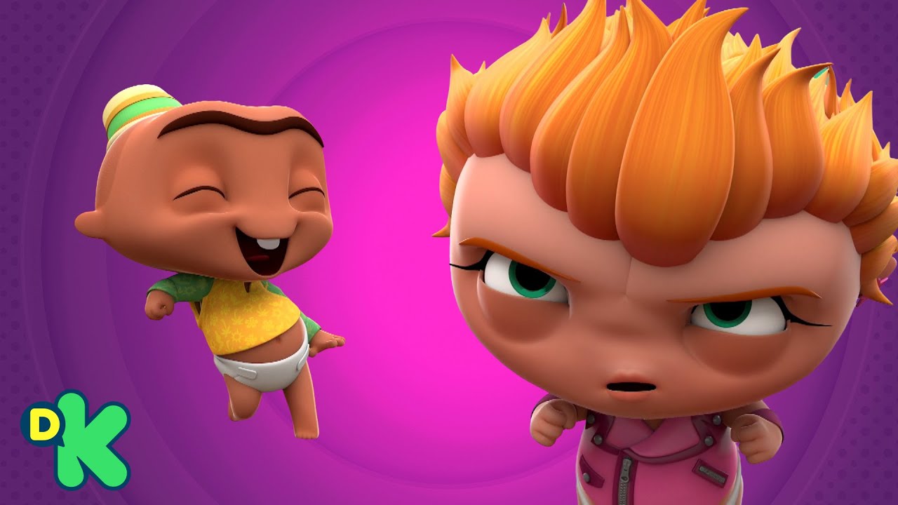 El raro idioma de los bebés | Mini Beat Power Rockers | Discovery Kids