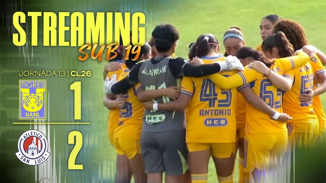 Tigres Femenil vs. Atlético de San Luis | Sub 19 | Jornada 13 | Clausura 2026