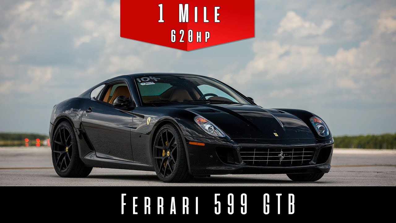 2008 Ferrari 599 GTB | (Standing Mile Top Speed Test)