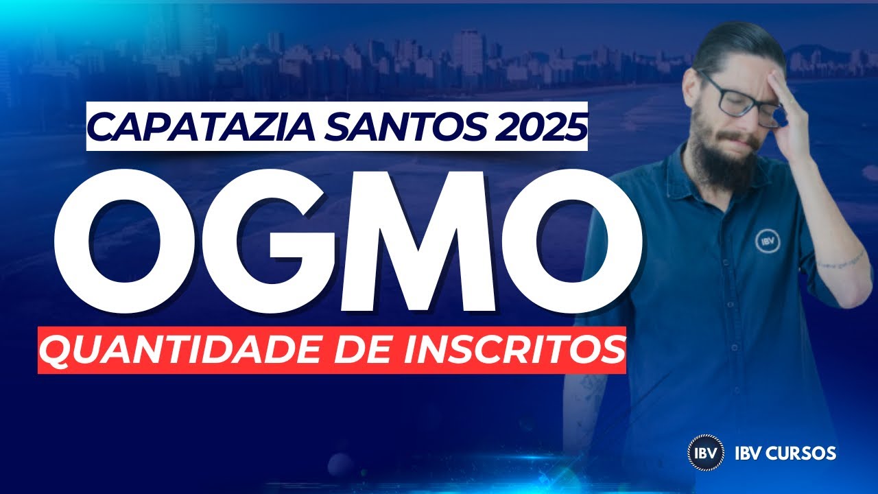 OGMO SANTOS | SAIU O NÚMERO DE CONCORRENTES