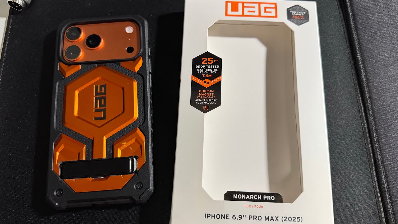 Обзор чехла и подставки для iPhone 17 Pro Max от UAG Exclusive от UAG
