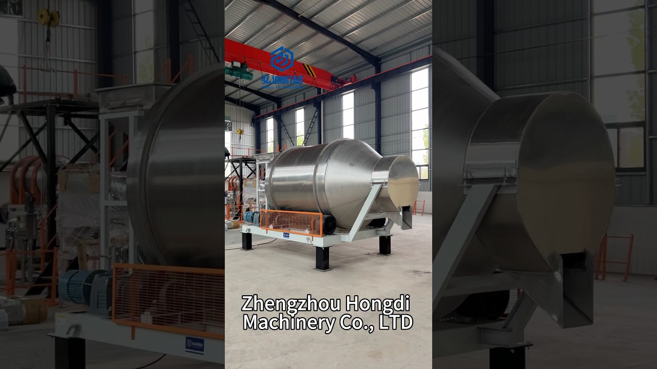 Stainless steel drum mixer is an efficient mixing equipment, 