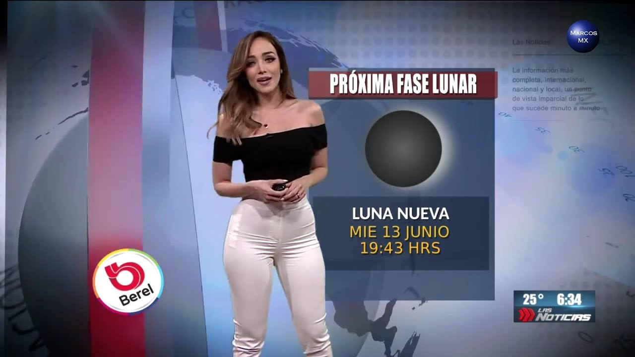 Gaby Lozoya clima 8 de junio 2018 HD