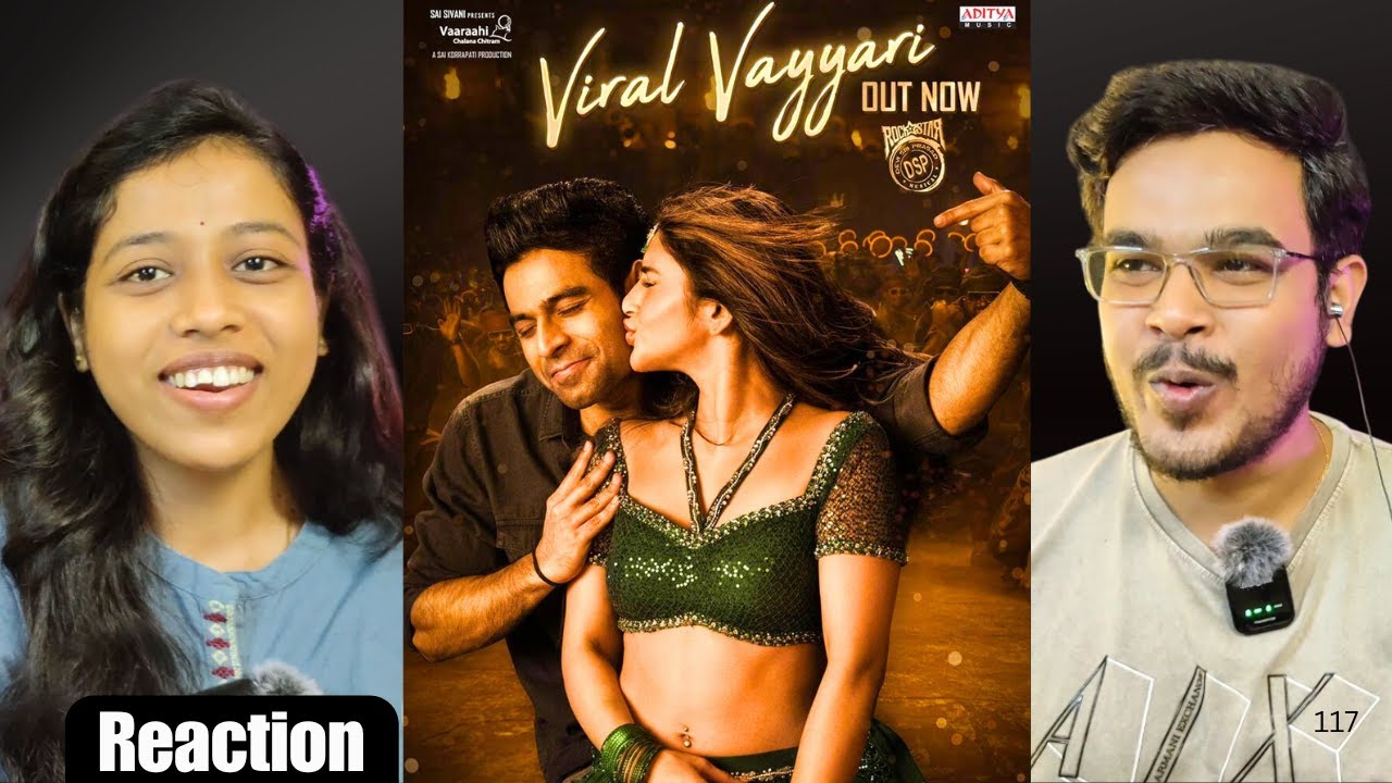 Viral Vayyari Song REACTION | Junior Movie | Kireeti, Sreeleela | Devi Sri Prasad