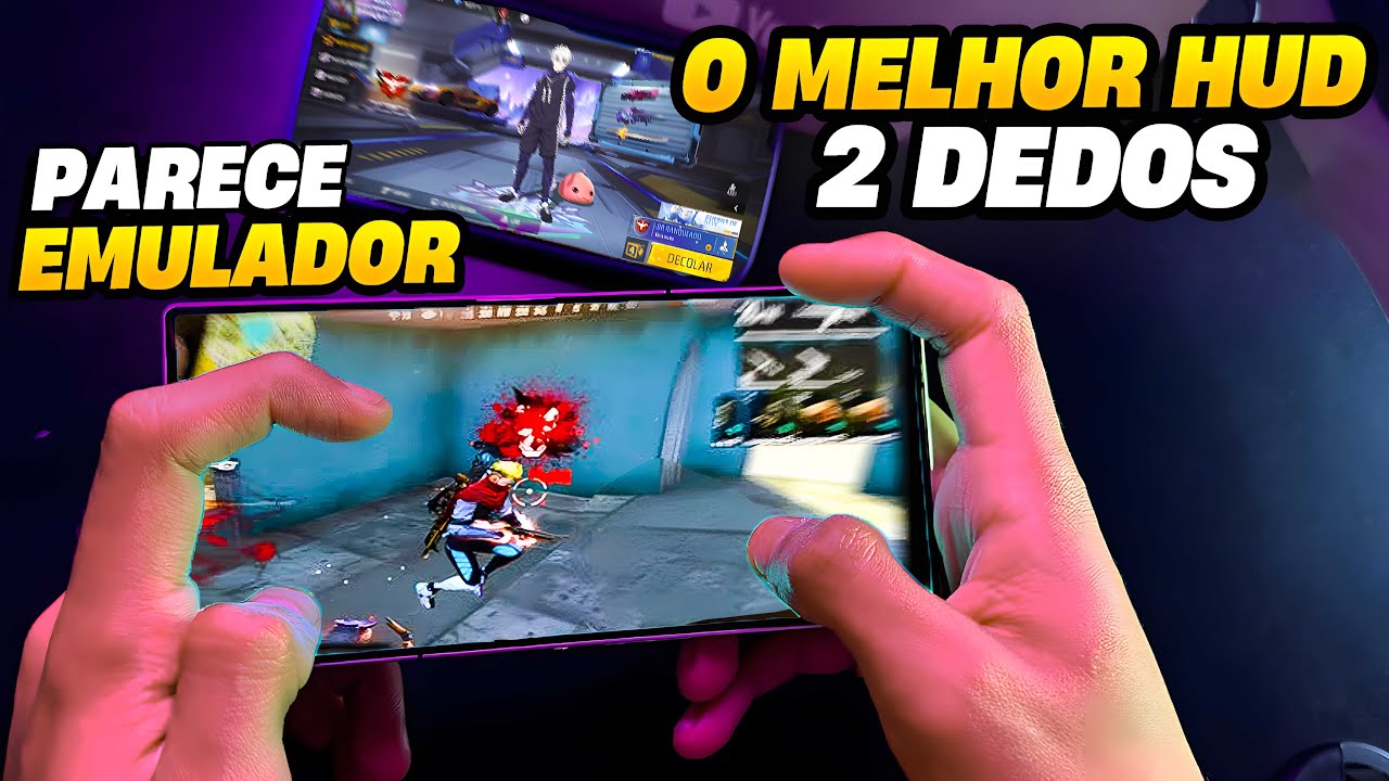 O MELHOR HUD 2 DEDOS de 2026 no FREE FIRE!! GELO R&Aacute;PIDO, MOVIMENTA&Ccedil;&Atilde;O INSANA
