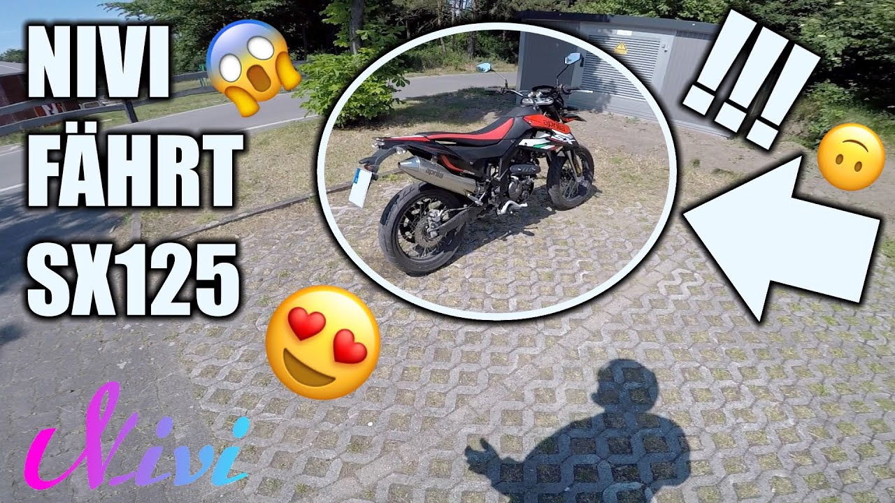 Nivi fährt Aprilia SX125 !!! VERLIEBT ??? | Motovlog | Nivi