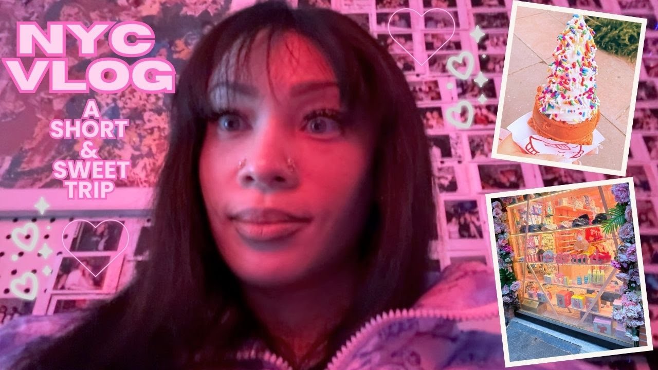 NYC VLOG: A SHORT & SWEET TRIP ♡ | SINGING, SHOPPING, CHIT CHAT, RANT, SUPERMARKET