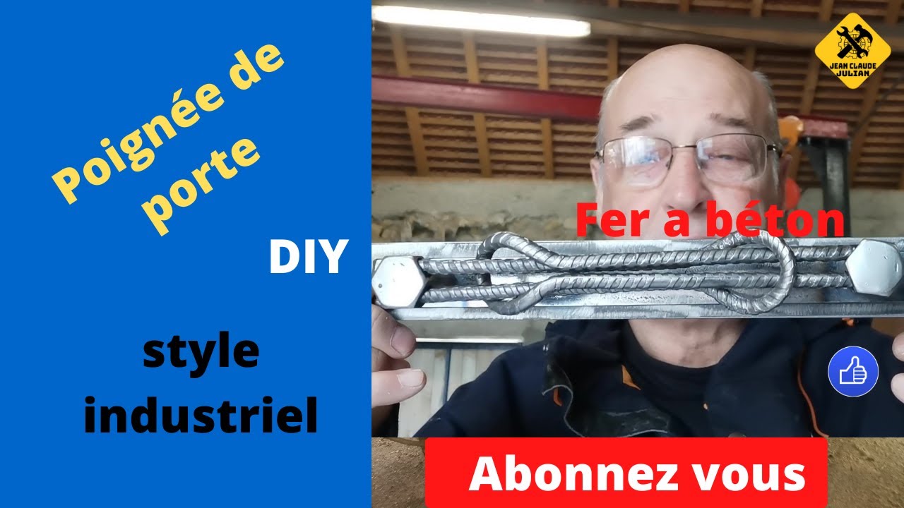 Poign&eacute;e de porte style industriel et &eacute;tau Peugeot