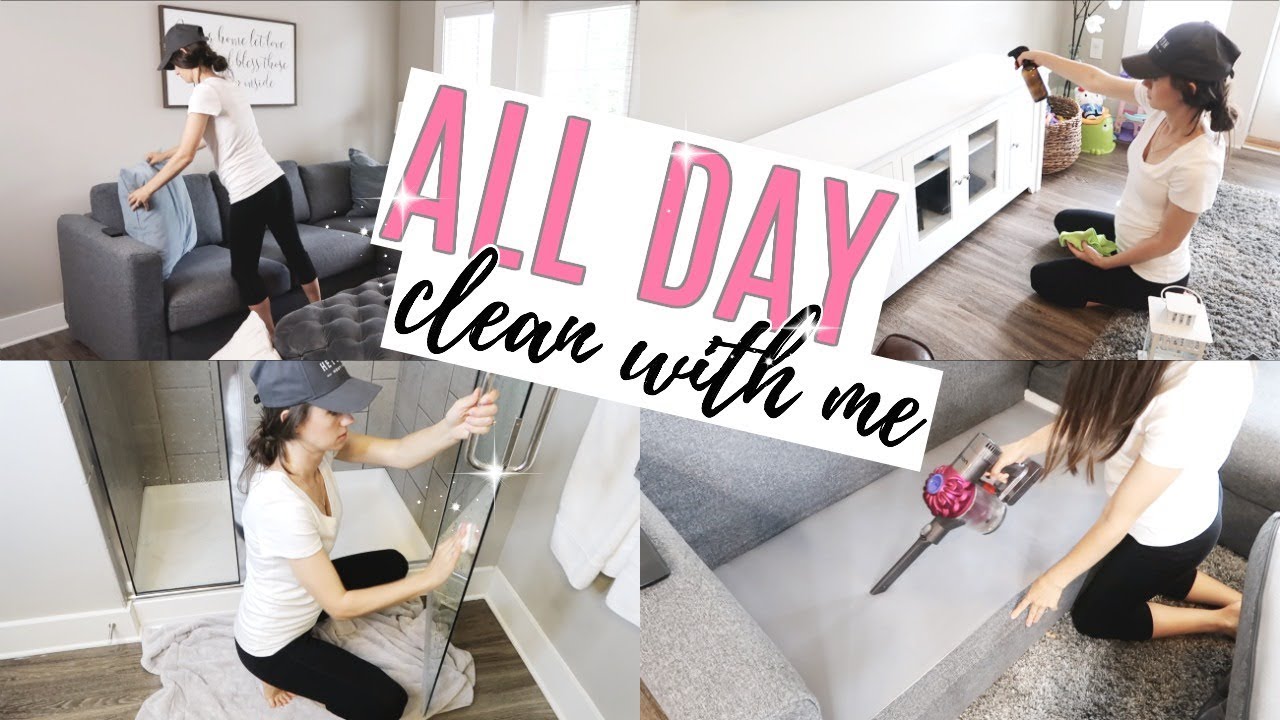 ALL DAY CLEAN WITH ME 2018 // LAST CLEANING VIDEO IN THIS APARTMENT // The Simple Life