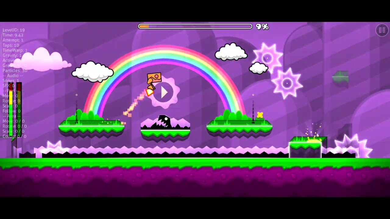 Geometry dash con lag XD XD XD