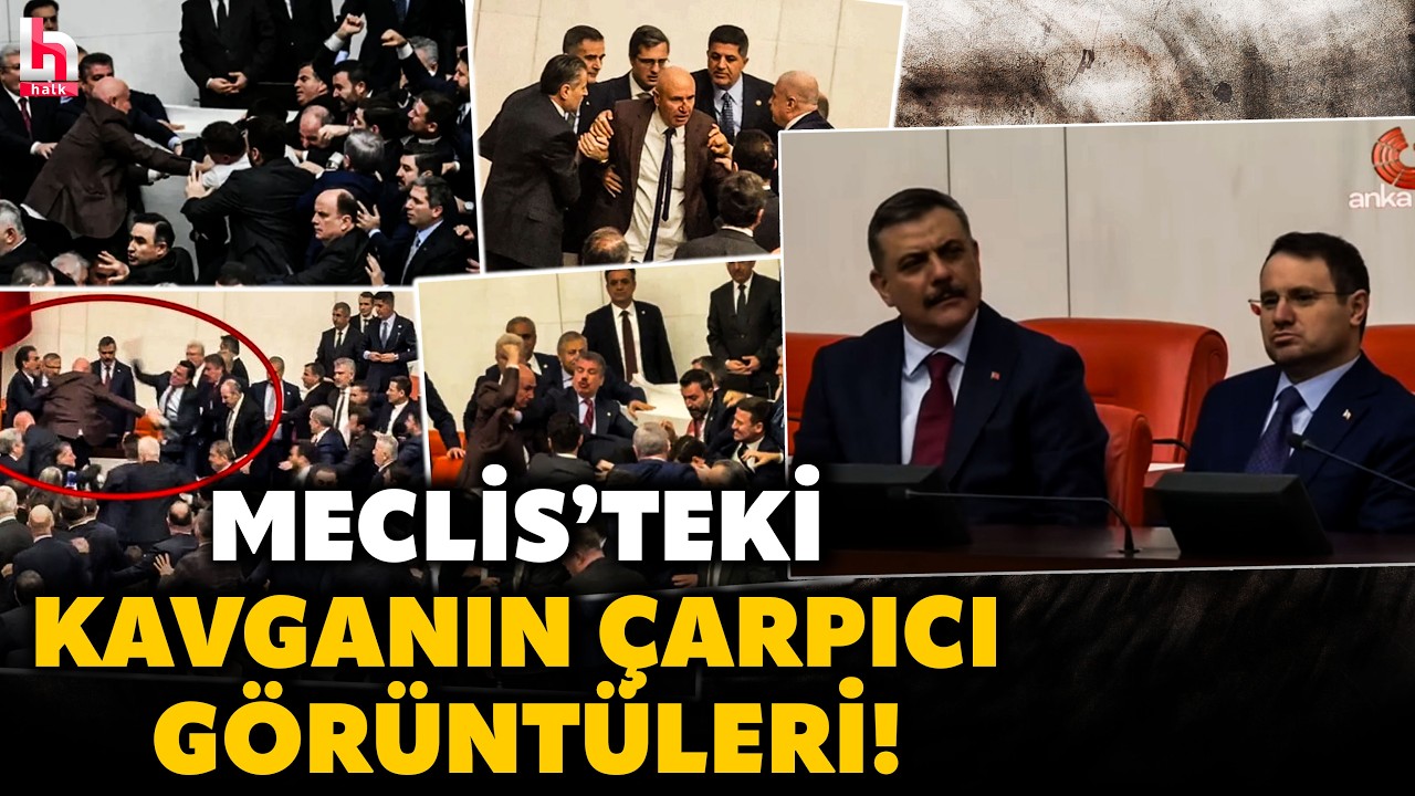 AKIN GÜRLEK’E TEPKİ BÜYÜK OLDU: Meclis’te yaşanan kavganın görüntülerinin tamamı bu videoda!
