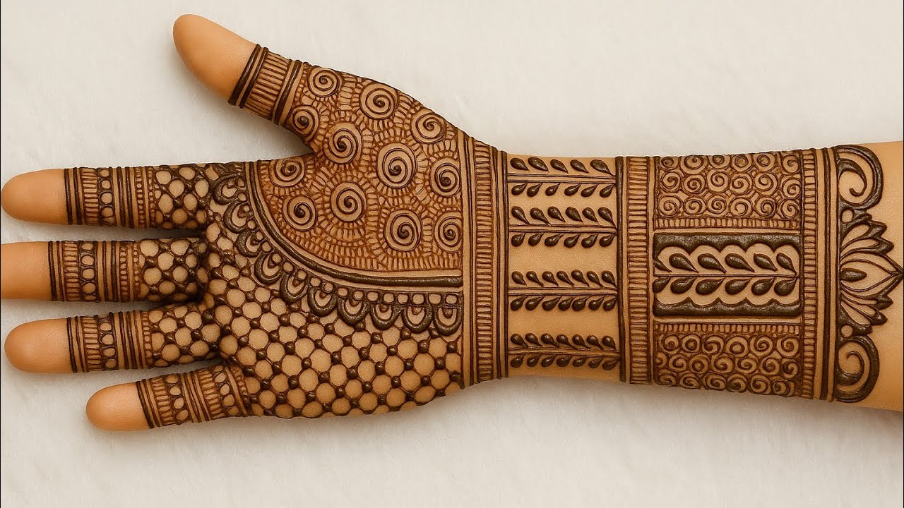Beautiful Mehndi Design | Front Hand Mehndi Design | Bridal Mehndi Design For Hands