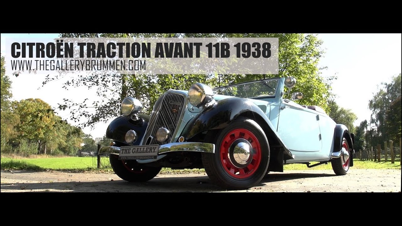 CITROEN TRACTION AVANT 11B CONVERTIBLE - 1938 | GALLERY AALDERING TV