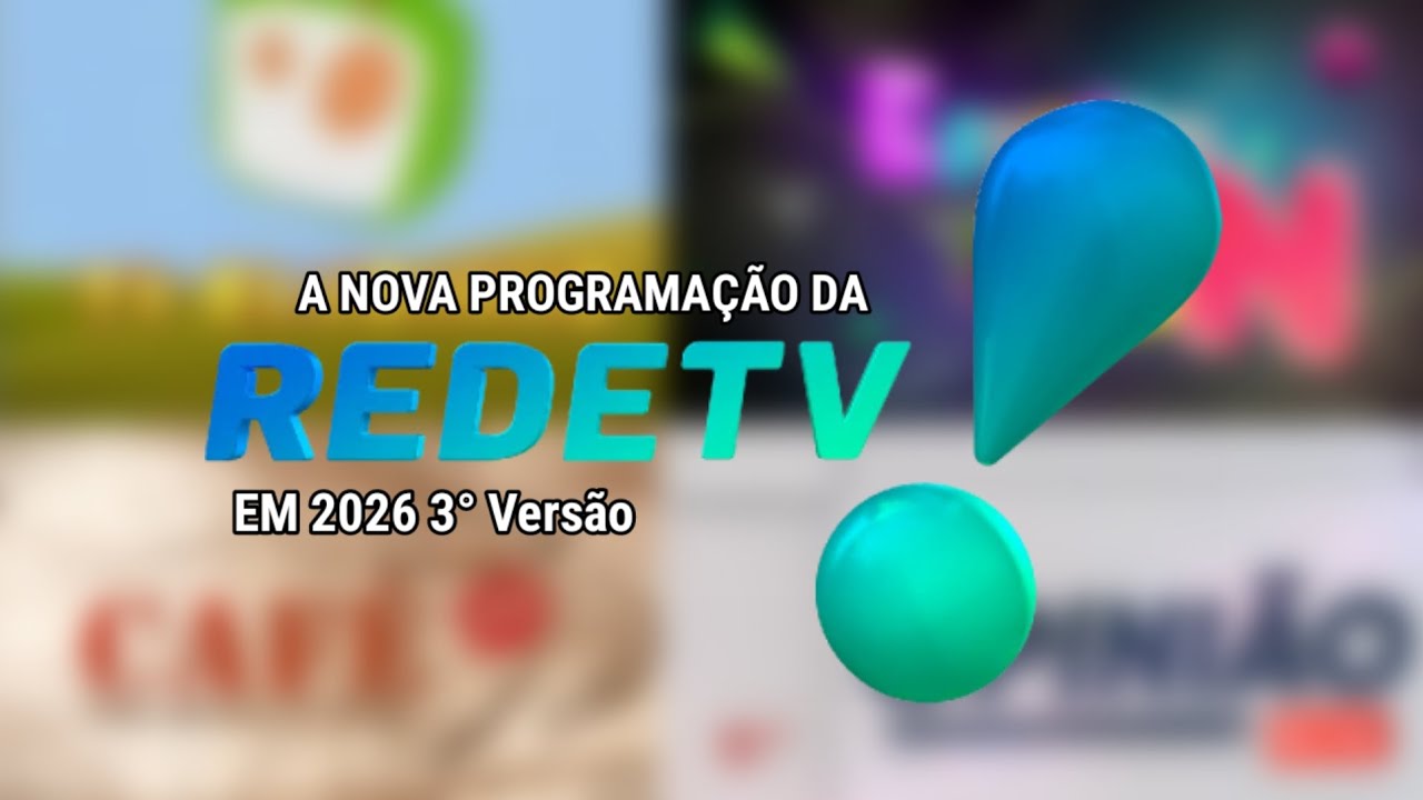 A Nova Programa&ccedil;&atilde;o Da @redetv Em 2026 