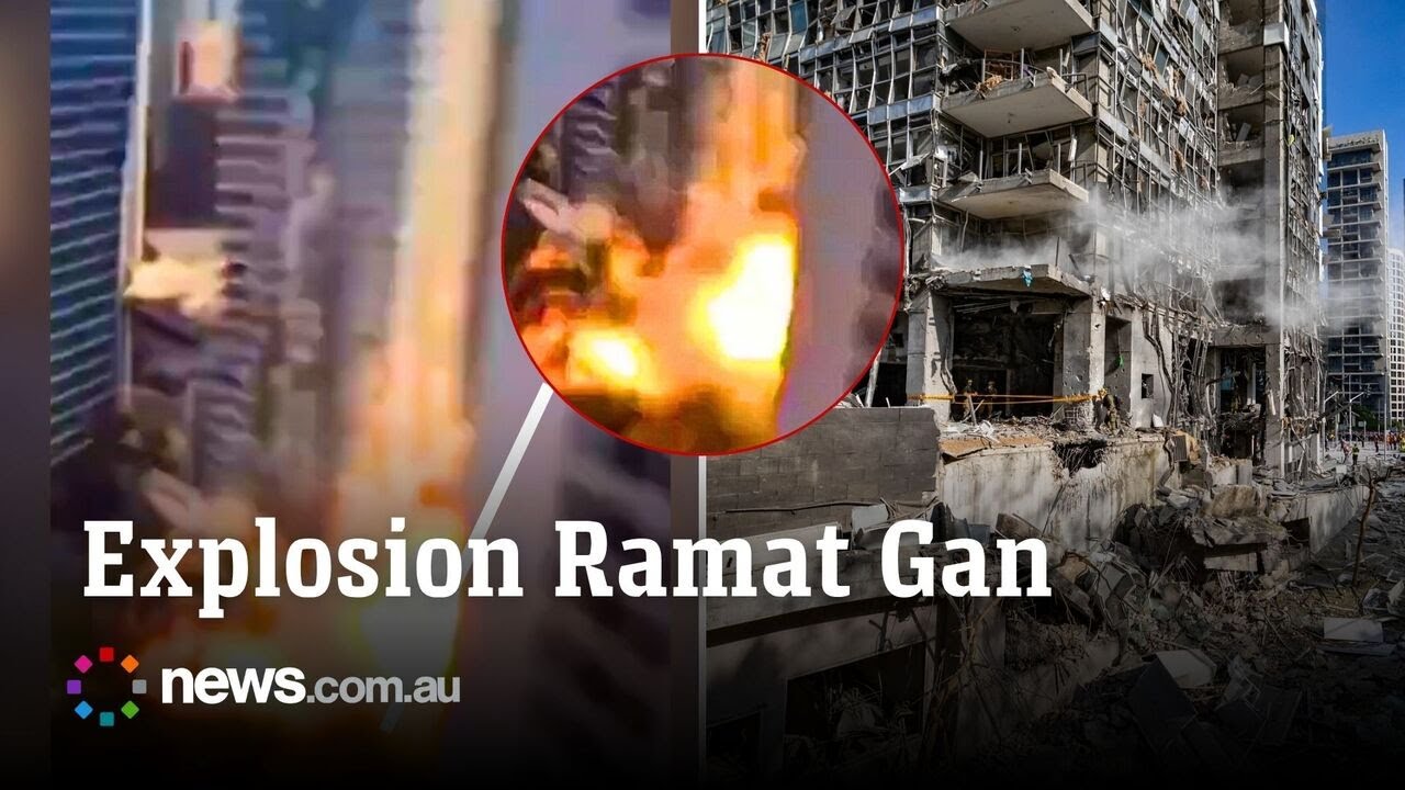 Explosion rocks Ramat Gan &mdash; moment caught on video