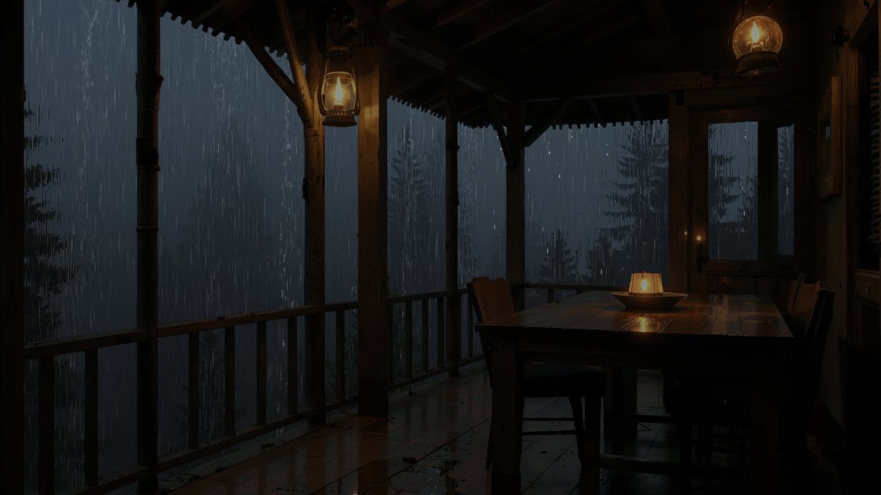 Relax in the rain - Immerse yourself in soothing sounds to sleep, focus, meditate