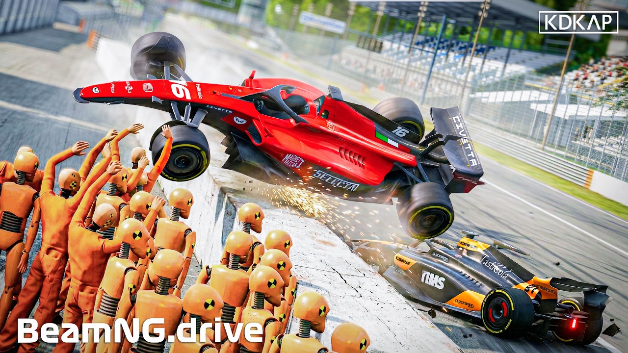 Fatal Crashes Formula Car Series #2 | BeamNG.drive | FR26 MOD