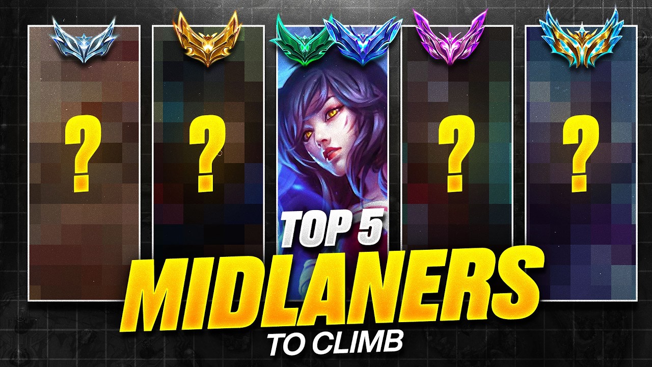5 Best Mid Laners to Climb at Each Rank