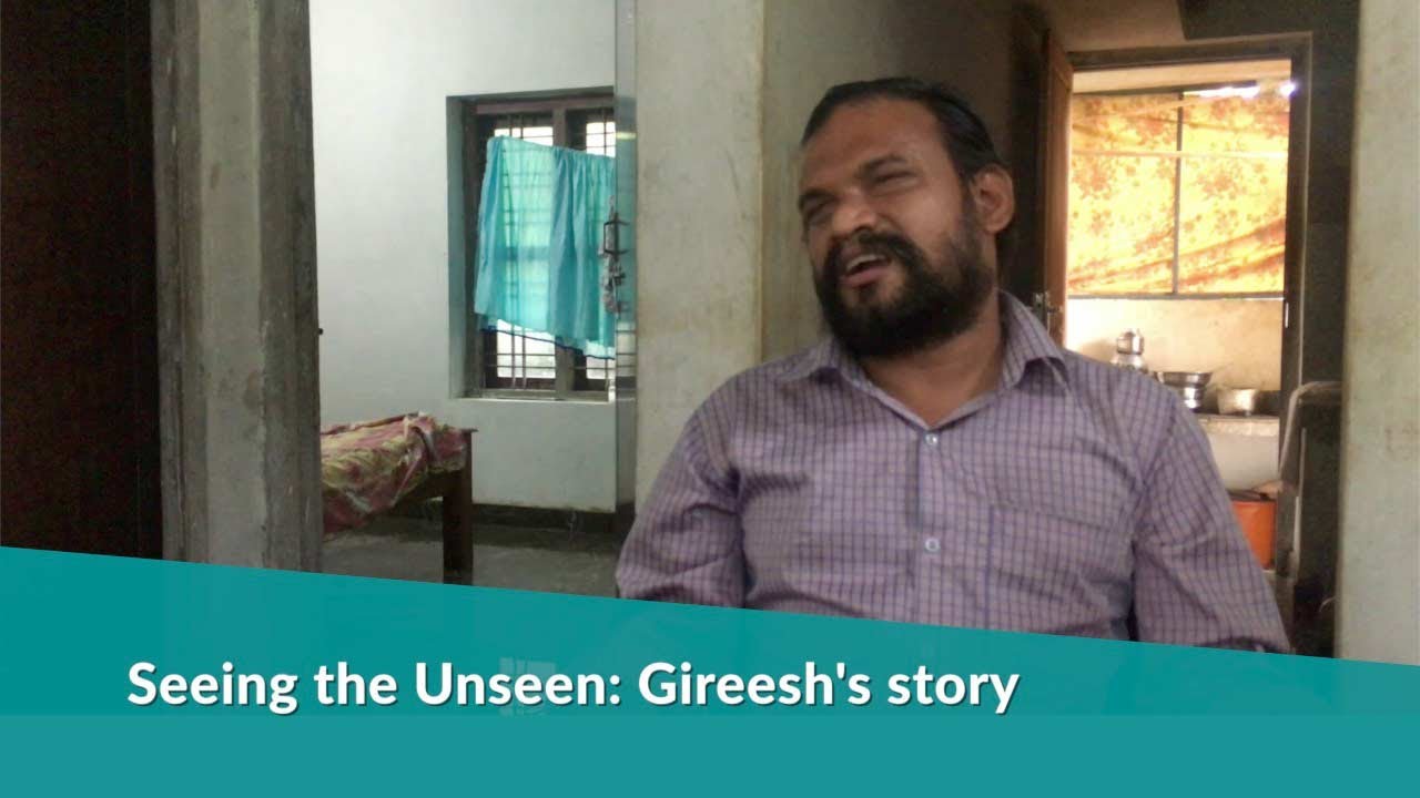 Gireesh talks about shifting to a flood relief camp that did not help those with visual impairment