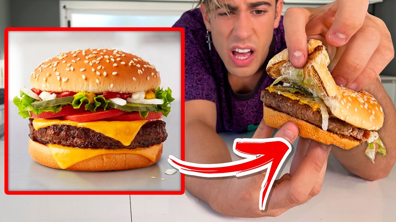 COMIDA EN COMERCIALES vs. COMIDA REAL