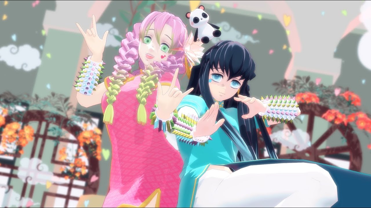【#鬼滅のMMD】いーあるふぁんくらぶ【甘露寺蜜璃･時透無一郎】