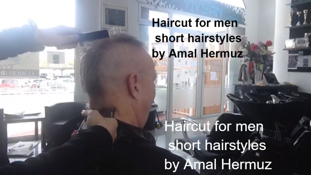 Haircut for men short hairstyles by Amal Hermuz