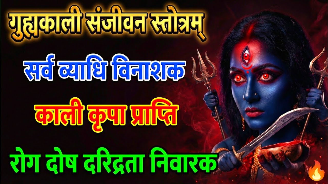 गुह्यकाली संजीवन स्तोत्रम् | सर्व व्याधि विनाशक | काली कृपा प्राप्ति | रोग दोष दरिद्रता निवारक 