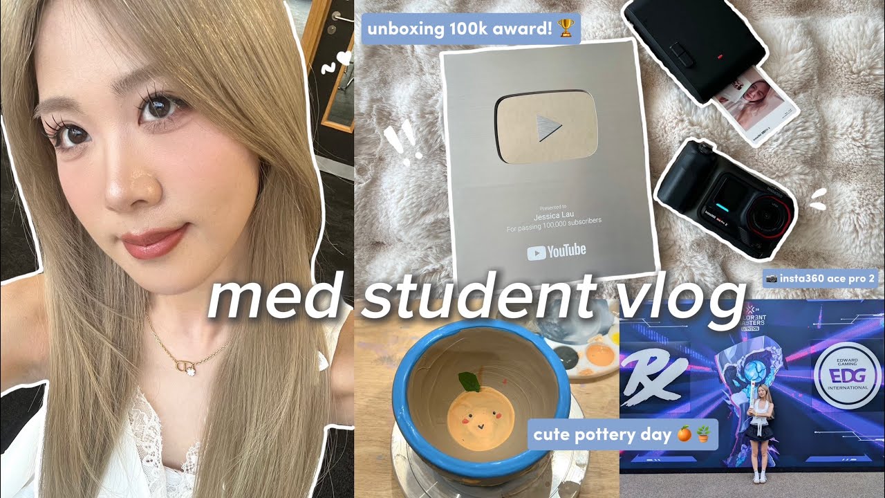 Vlog studenta medycyny🪴| Valorant Masters London, Dzień Ceramiki, Egzaminy Końcowe, Nauka wkuwania