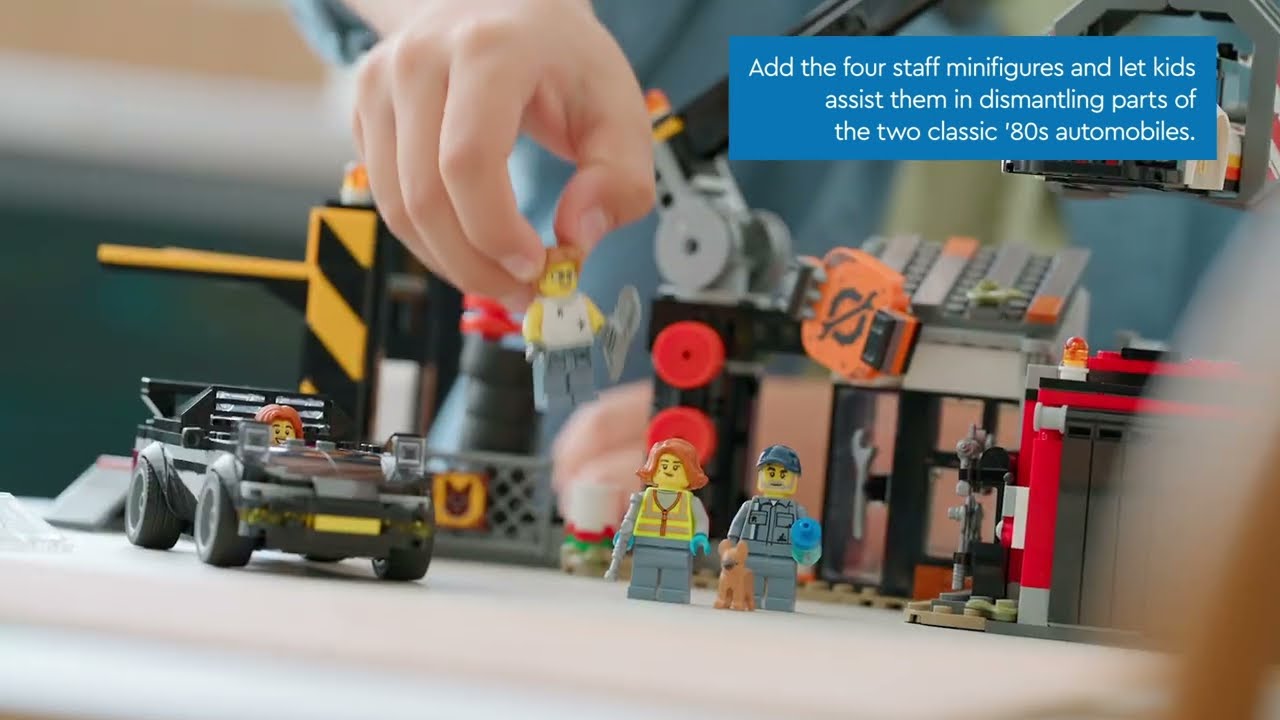 LEGO® City Scrapyard with Cars (60472)