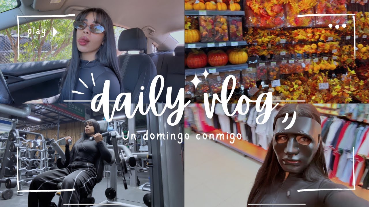 MINI VLOG 🎥 un Domingo conmigo + Rutina Gym