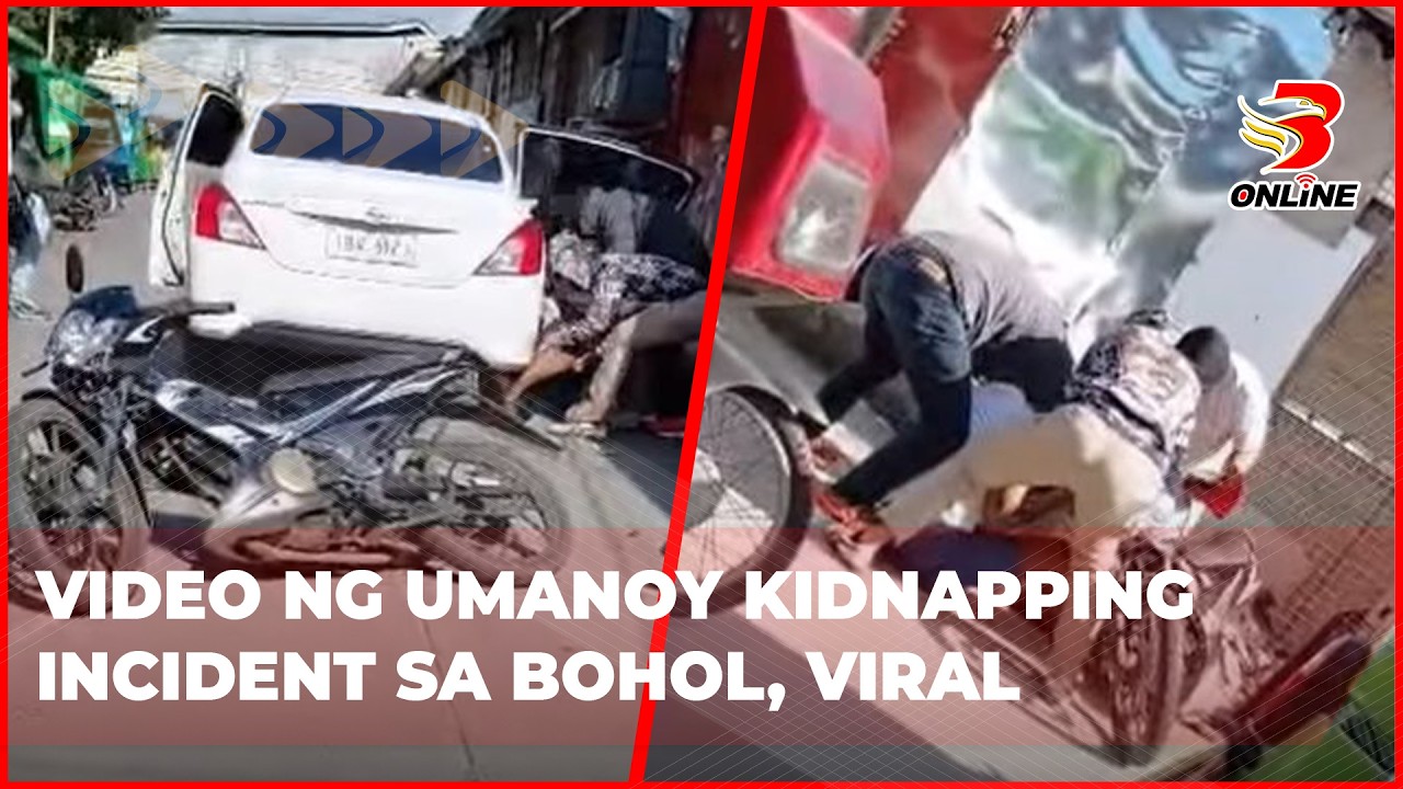 Video ng umanoy kidnapping incident sa Bohol, viral