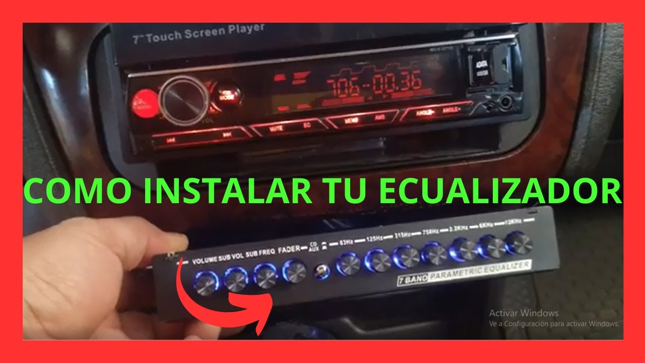 COMO CONECTAR UN ECUALIZADOR