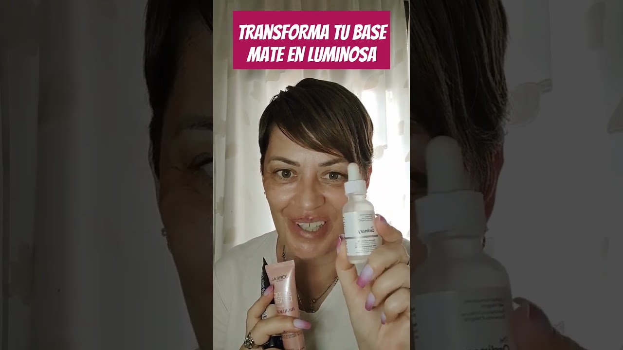 Transforma tu base mate en luminosa ❗ #makeup  #basematte #glow