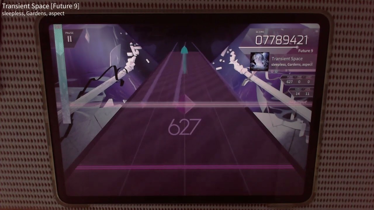【Arcaea】Transient Space [Future] PURE MEMORY -25 手元動画【Eri. / Saicrom】