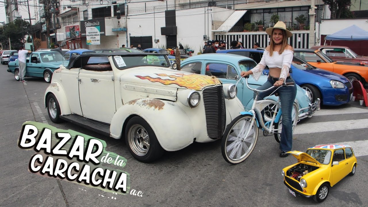 TROCAS y CLÁSICOS en el Bazar de la Carcacha de la CDMX; ¡Así es un domingo de Chacharear!