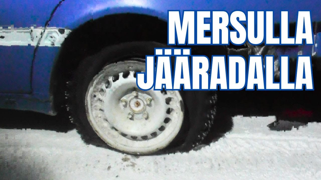 Mersu jääradalla ensimmäistä kertaa tänä talvena