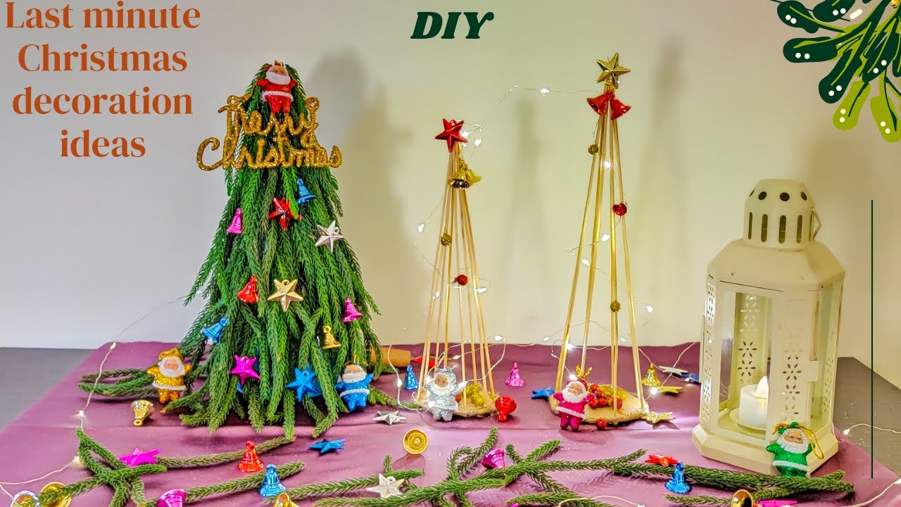 DIY CHRISTMAS DECOR Ideas at Home | Last Minute DIY Table Decorations | CHRISTMAS HOME DECOR