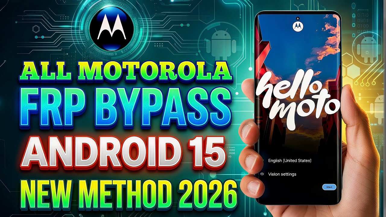 Motorola FRP Bypass Android 15 (2026) | New Method Without PC &ndash; All Models