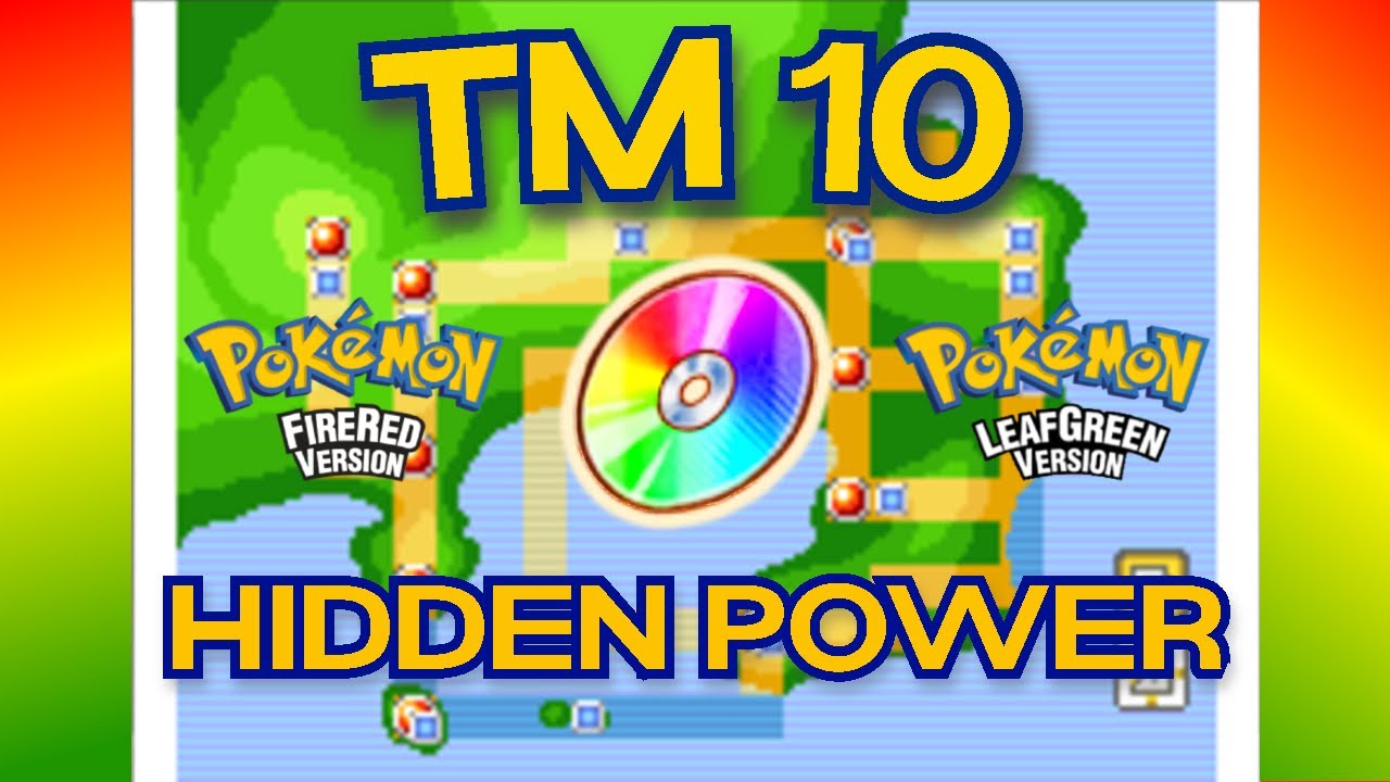 How to get TM 10 HIDDEN POWER in Pokemon Fire Red / Leaf Green
