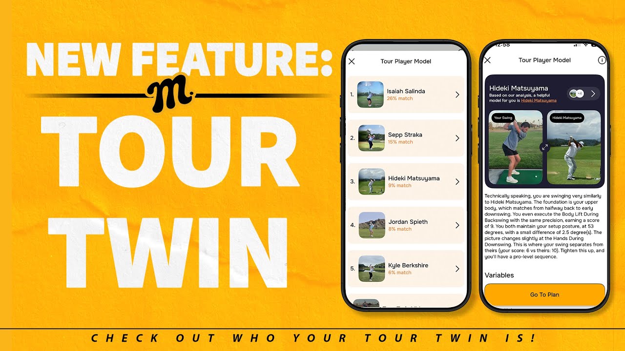 Mustard Golf New Feature: Tour Twin