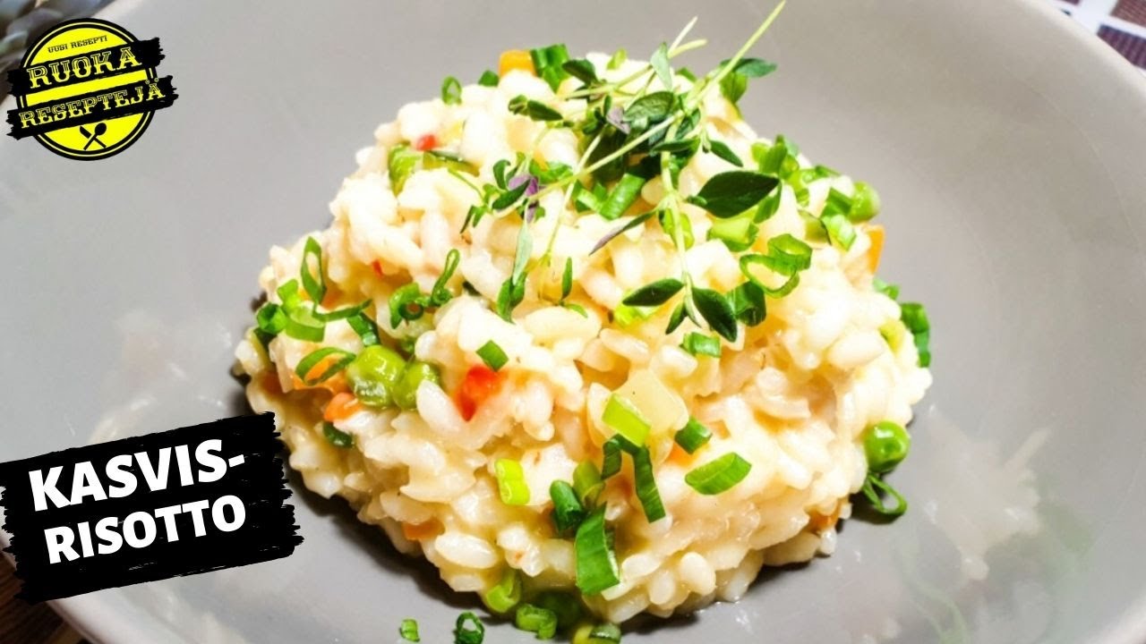 KASVISRISOTTO - VEGETABLE RISOTTO - RESEPTIT