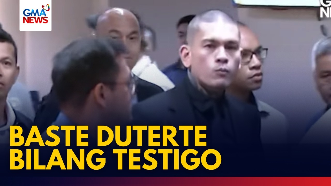 BREAKING - Baste Duterte, dumating na sa Senado para tumayo bilang testigo sa trial | GMA News
