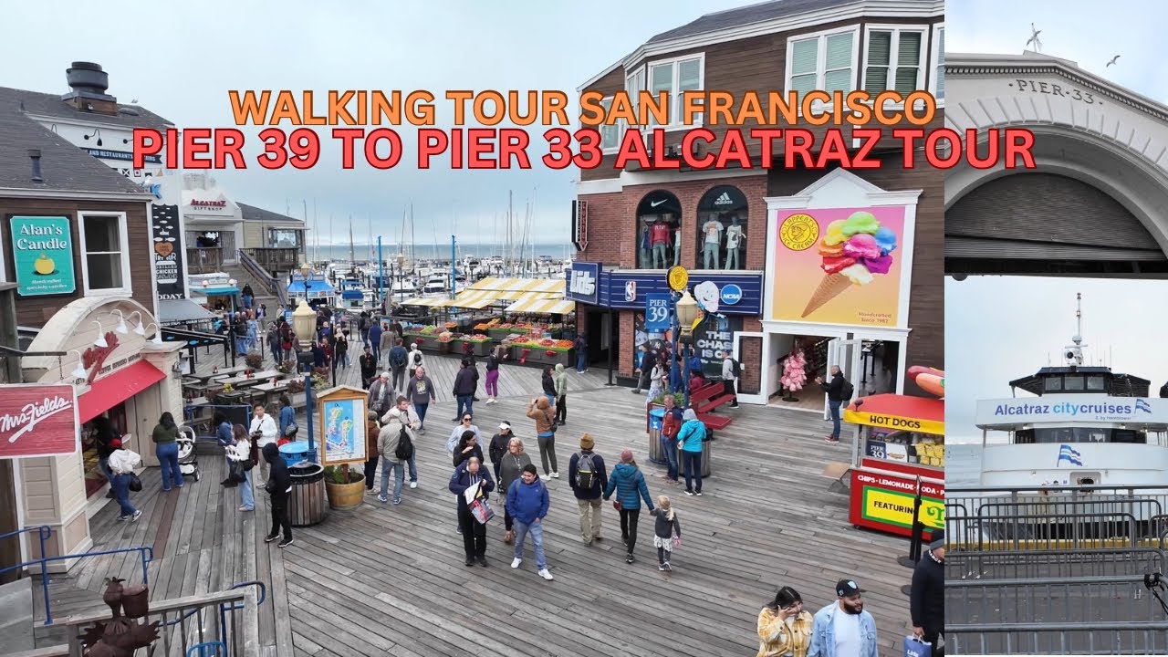 Exploring San Francisco Pier 39 to Pier 33