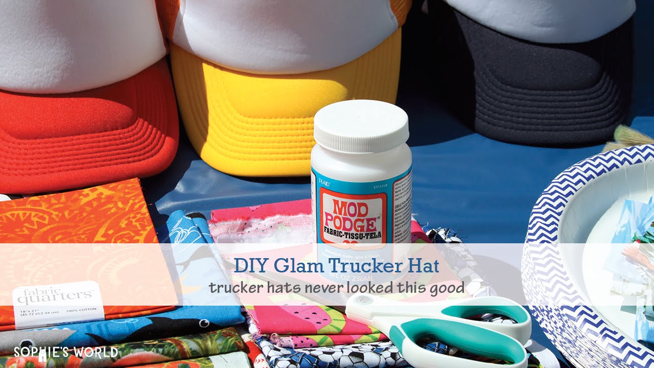 DIY Trucker Hats|Sophie's World