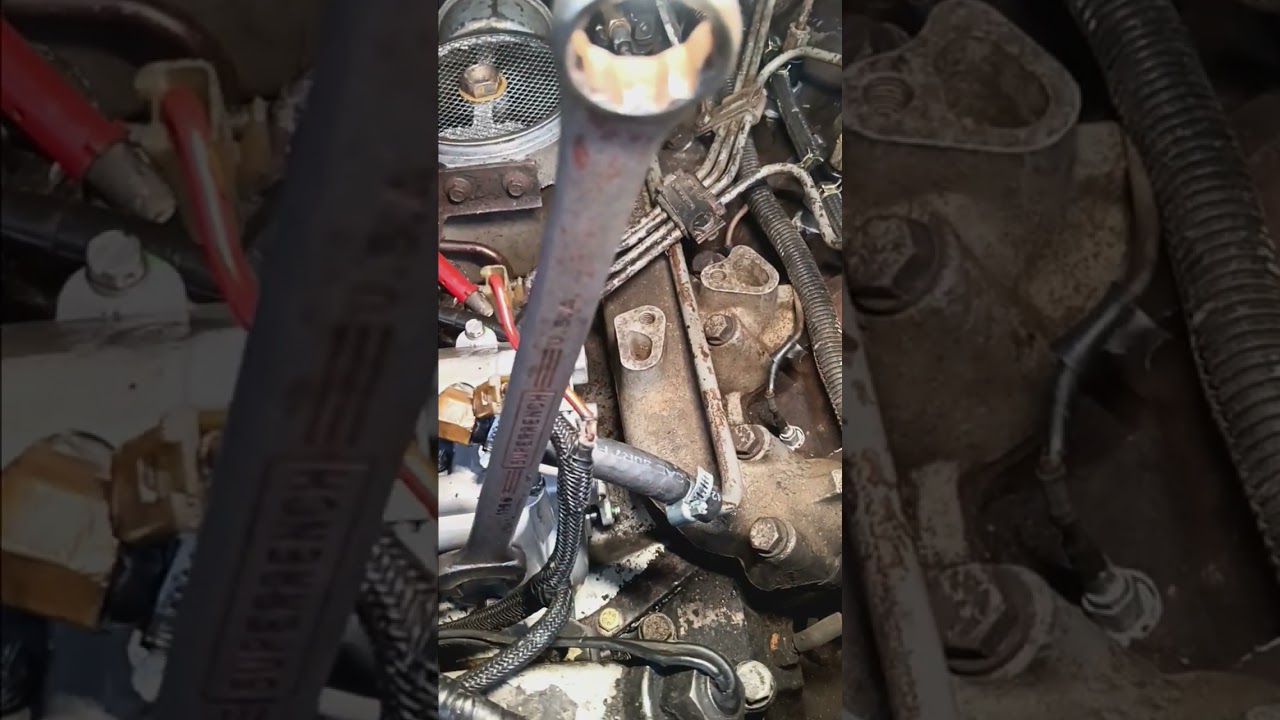 Static timing adjustment on 7.3 idi using scribe marks.