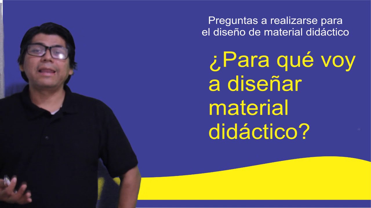 Material Didáctico criterios para su elaboración