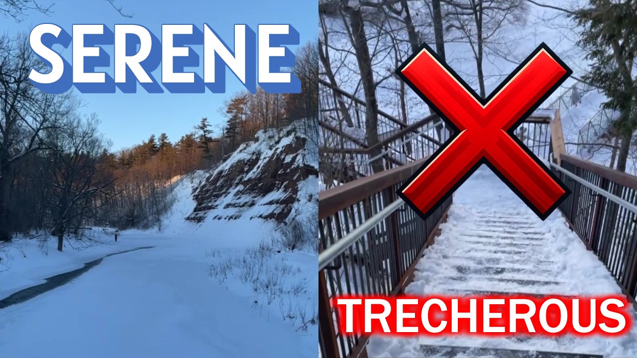 Snow Hike and Treacherous Stairs