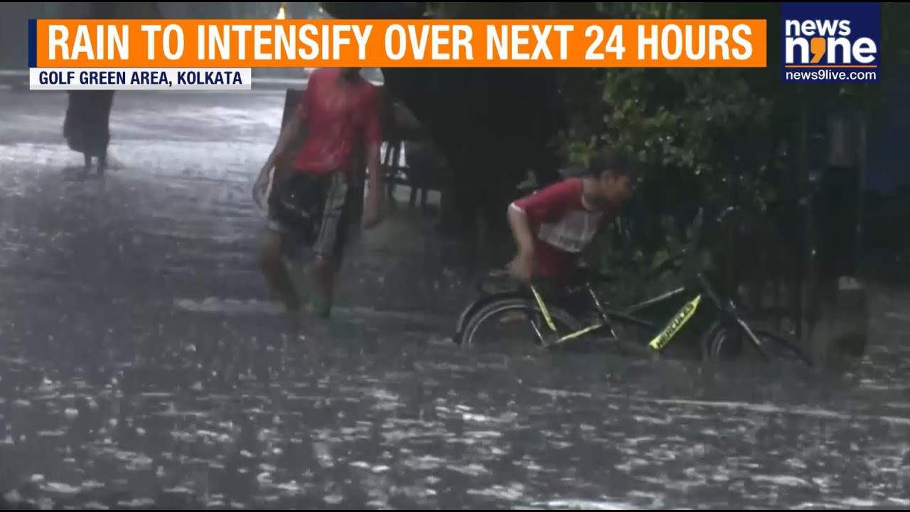 Heavy Rain Alert In West Bengal As Low-Pressure System Moves Inland | News9