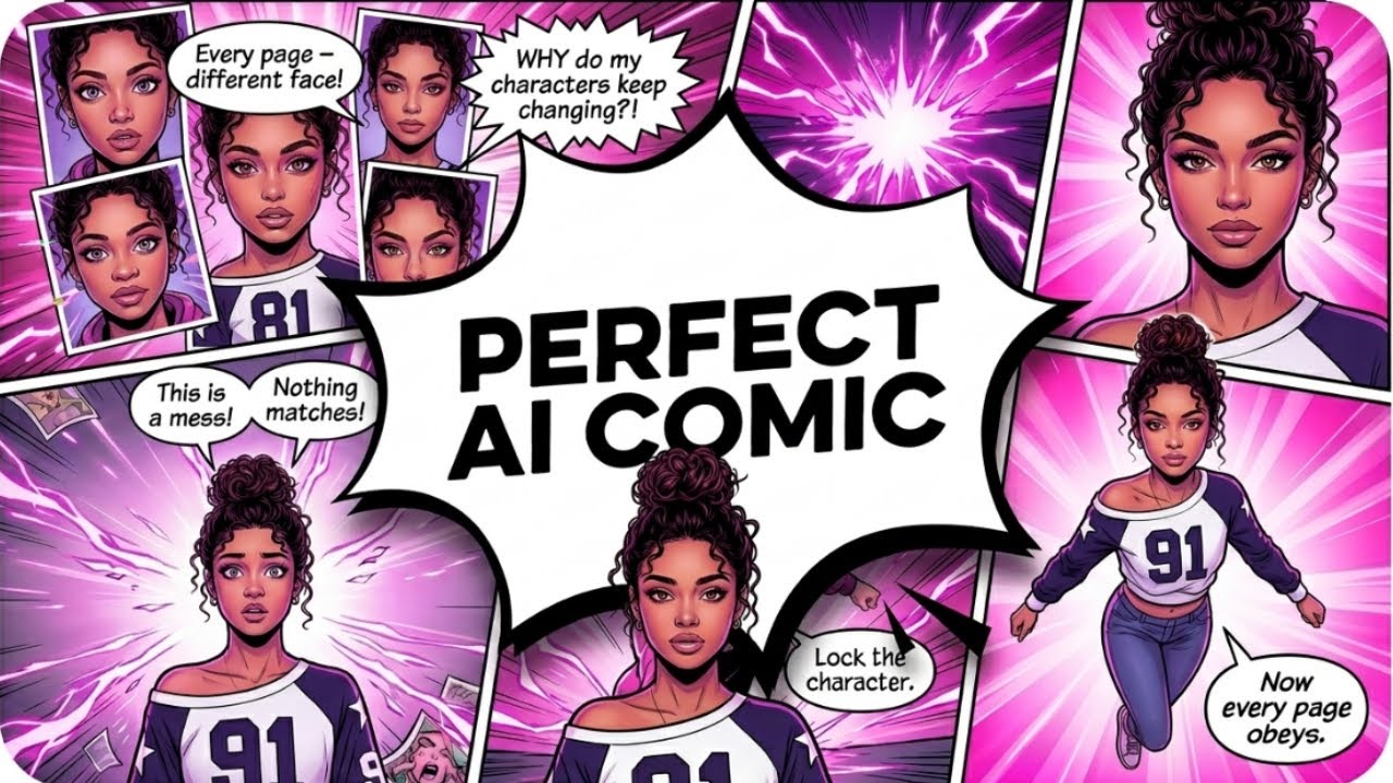 How to Create AI Comic Books With Consistent Characters | Full AI Comic Creation Tutorial